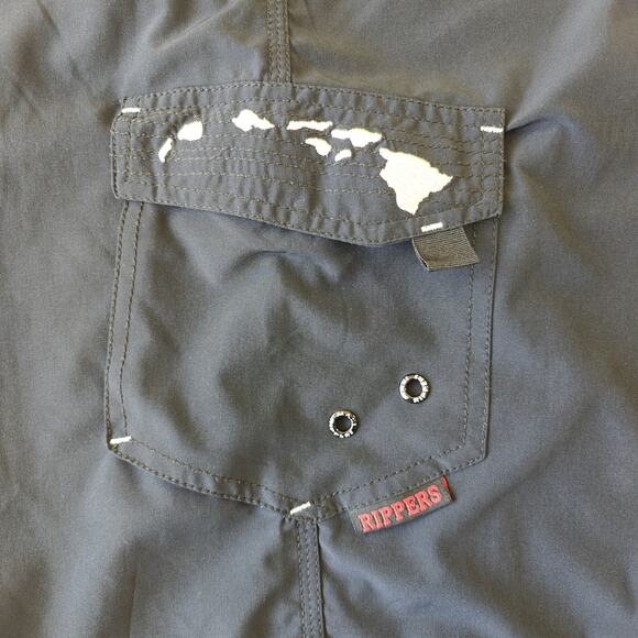 Maui Rippers Core 4-Way Stretch Black Boardshorts sz 36 - Picture 10 of 16